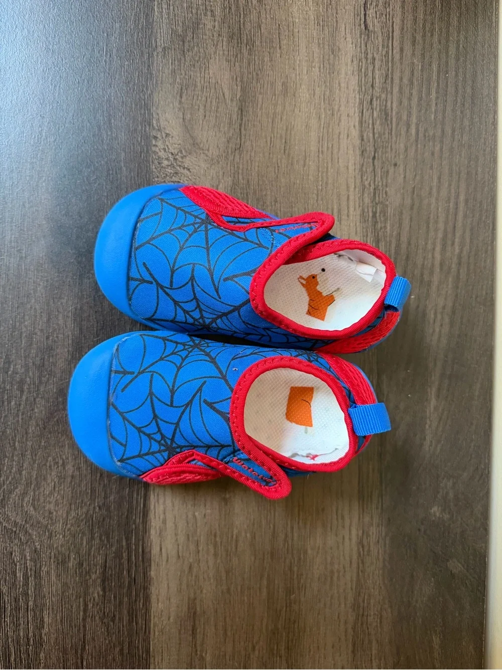 Water Kids Toddler Blue & Red Spiderweb Water Shoes Aqua Shoes